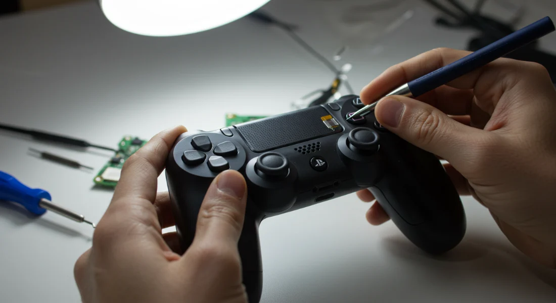 PS4 DualShock 4 controller repair at the Tigernicks workshop