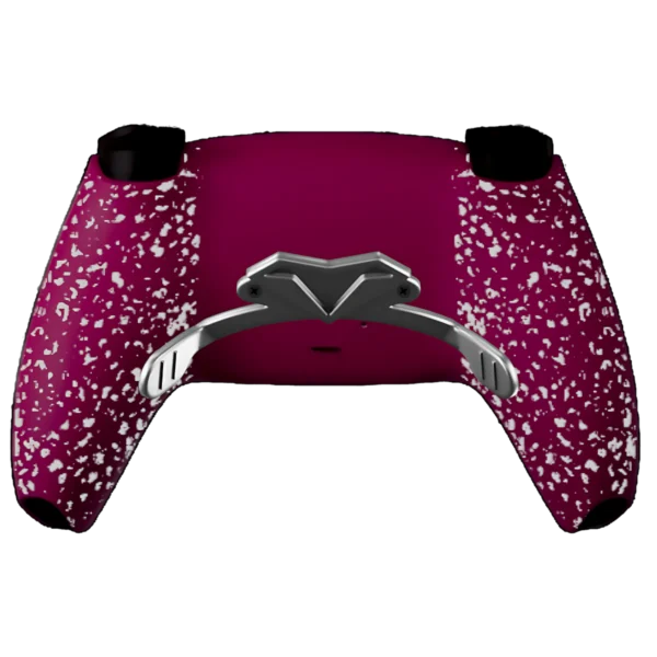 Retro del controller PS5 TGM con palette: bordeaux con puntini bianchi