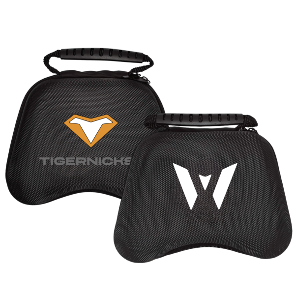 Funda Universal WHITE de Tigernicks, negra con el logotipo de White