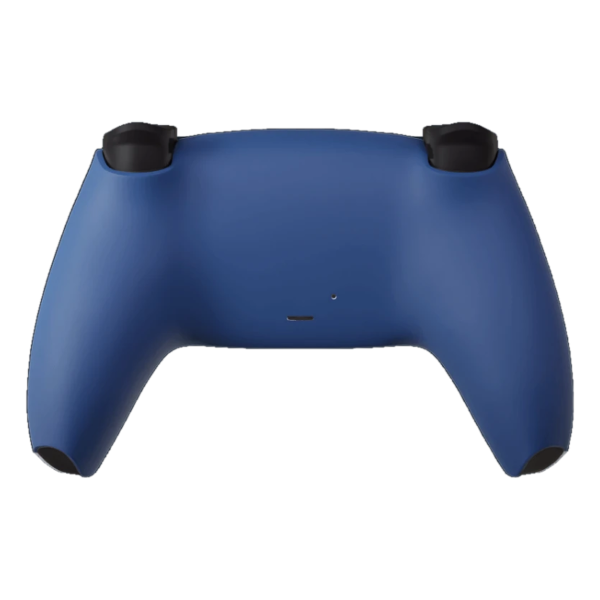 Manette PS5 bleue, vue de dos
