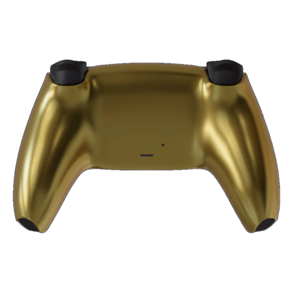Manette PS5 dorée personnalisée, vue de dos