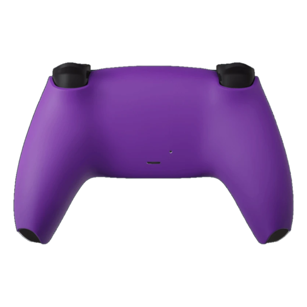 Comando PS5 roxo, vista traseira