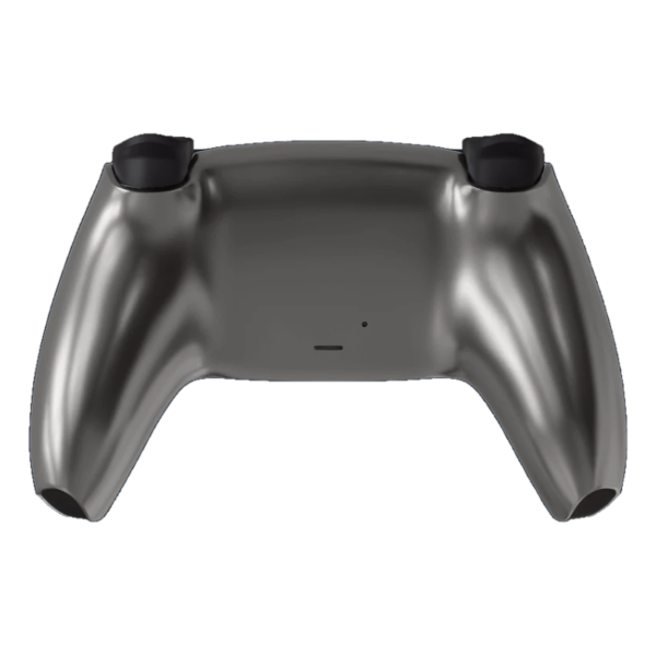 Manette PS5 argent personnalisée, vue de dos